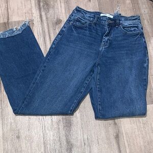 Classic Straight Leg Denim Jeans